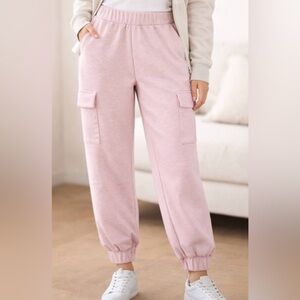 NWOT Women’s $78 Express Pink Cargo Joggers, Size XL